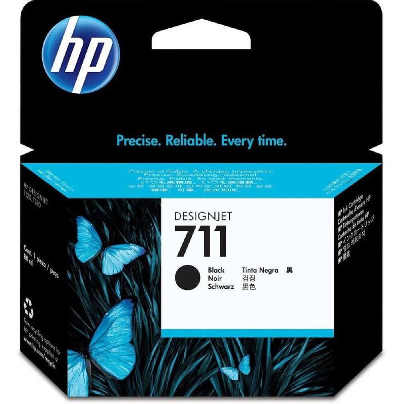 HP - Hp Cartucho 711 Negro Original 80ml