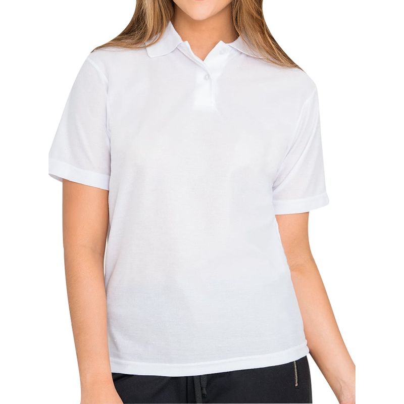 CROYDON - Camiseta Tipo Polo Blanco para Hombre y Mujer Croydon.