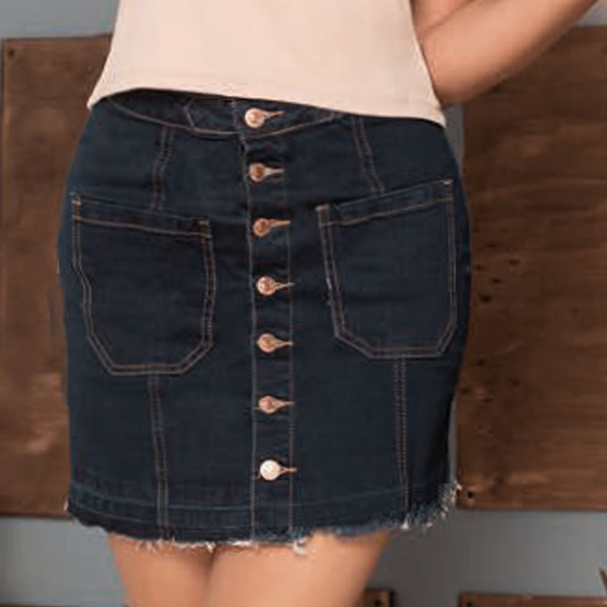 CROYDON - Falda Carry Azul Croydon para Mujer