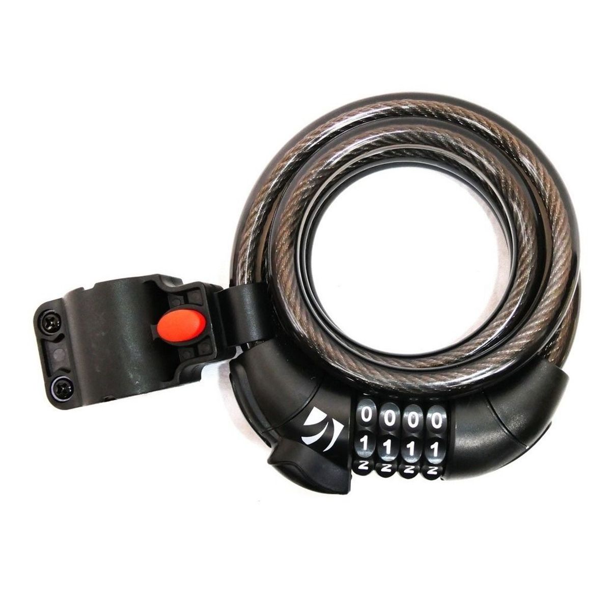 BKS - Candado Guaya Bicicleta Combinacion Digitos Luz Led 150cm Bks