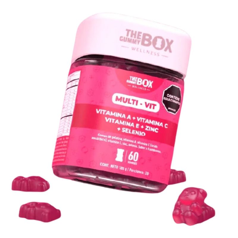 THE GUMMY BOX - Gomitas The Gummy Box suplemento multivitamínico x 60