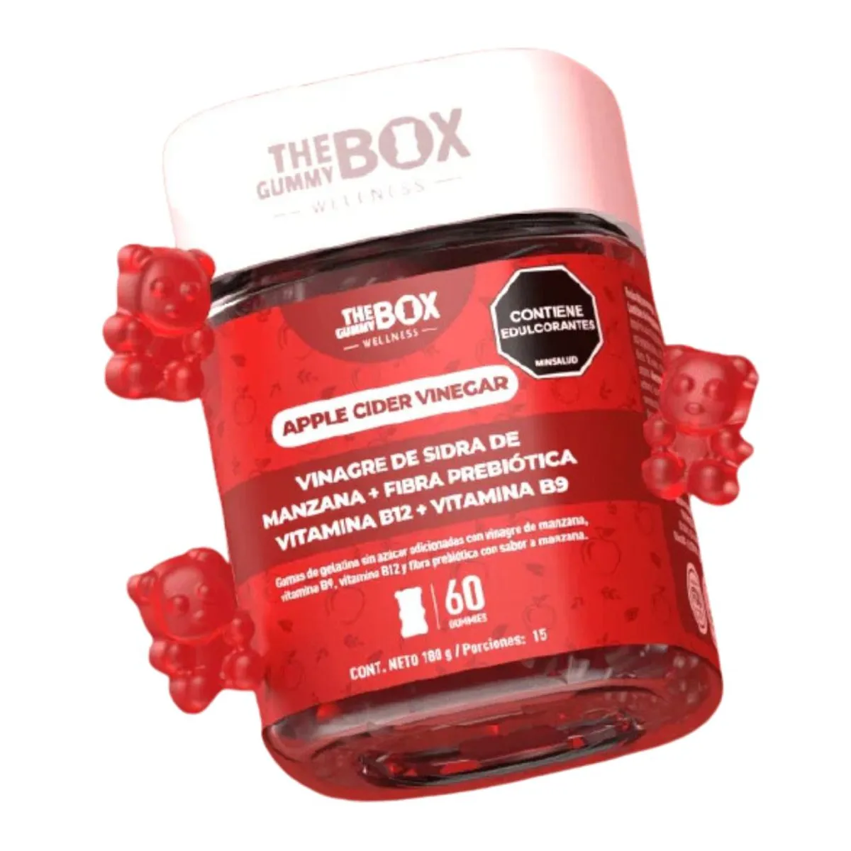 THE GUMMY BOX - Gomitas The Gummy Box suplementos con vinagre de sidra de manzana