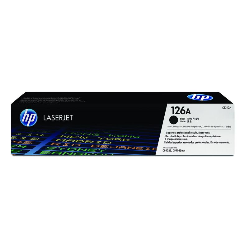 HP - Cartucho de Toner HP 126a Negro Original Laserjet CE310A