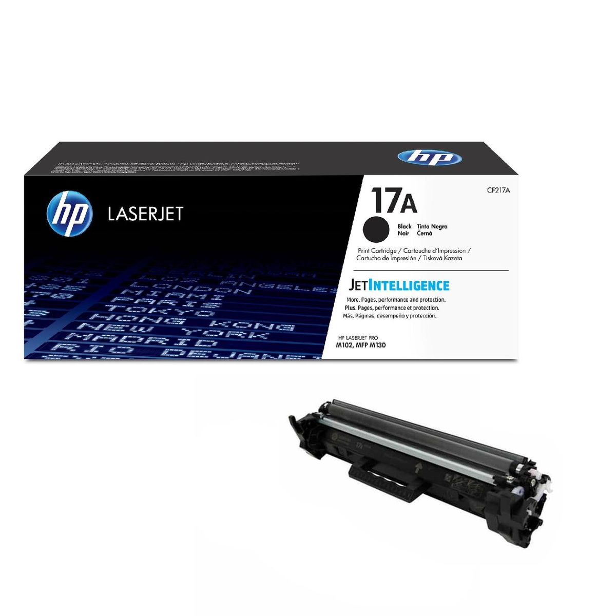 HP - Cartucho De Toner Hp 17a Negro