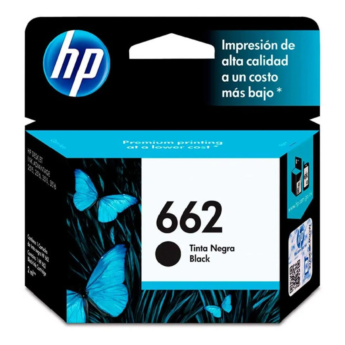 HP - Cartucho De Tinta Hp 662 Negro