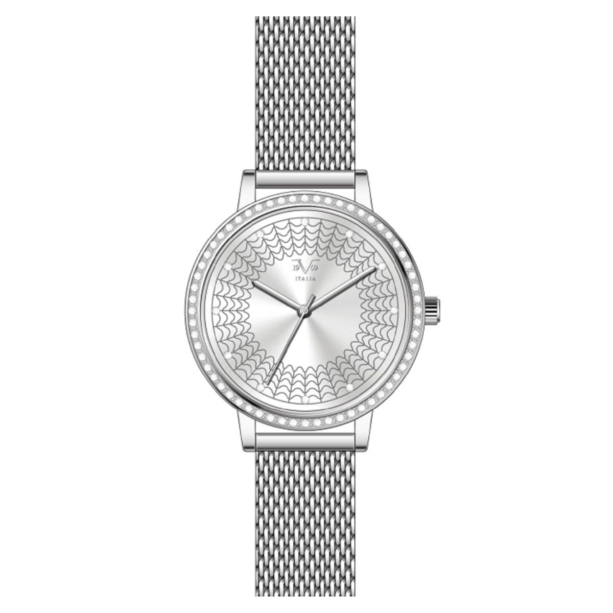 19V69 ITALIA - Reloj Mujer Plateado + 5 Complementos de Lujo Incluidos