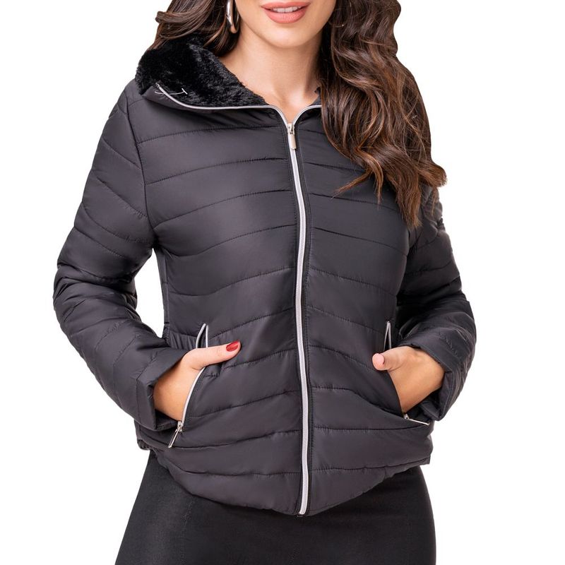 CROYDON - Chaqueta Lorena Negro para Mujer Croydon