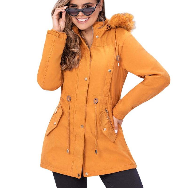CROYDON - Chaqueta Kathy Mostaza para Mujer Croydon