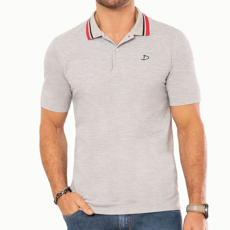 CROYDON - Polo Carlos Gris para Hombre Croydon