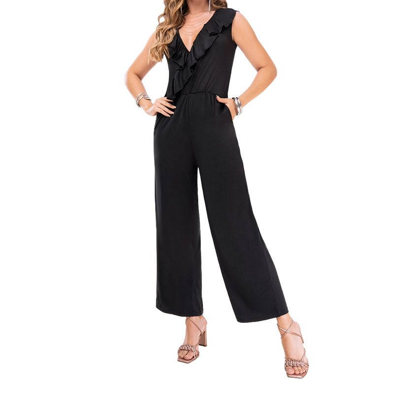 CROYDON - Enterizo Lupe Negro para Mujer Croydon