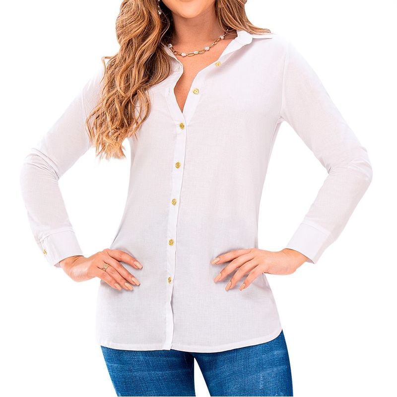 CROYDON - Blusa Xiomara Blanco para Mujer Croydon