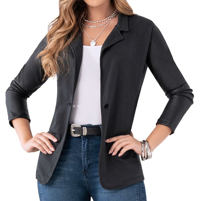 CROYDON - Blazer Carol Negro para Mujer Croydon