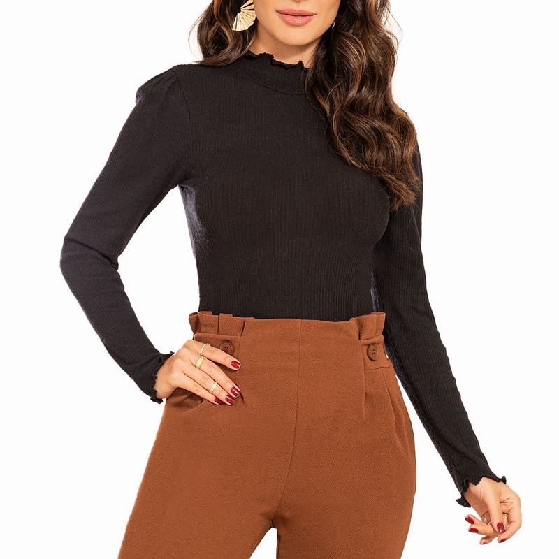 CROYDON - Buzo Valerie Negro para Mujer Croydon
