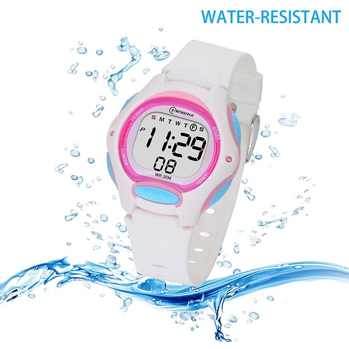 MINGRUI - Reloj Mingrui Impermeable Niña Niño Mas Estuche...