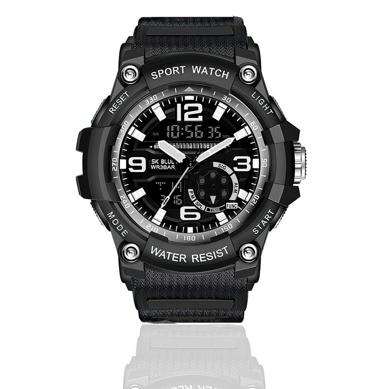 DAYOSHOP - Reloj Shock Hombre Led Digital Hora Doble Mas Estuche