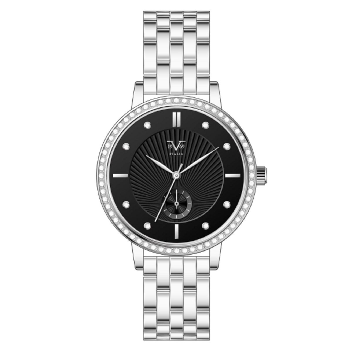 19V69 ITALIA - Reloj Mujer Plateado + 5 Complementos de Lujo Incluidos