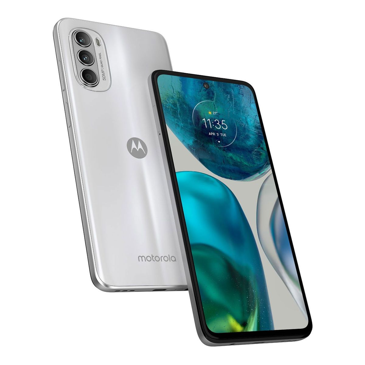 MOTOROLA - Celular Motorola Moto G52 128GB 6GB RAM 50MP Dual SIM Blanco