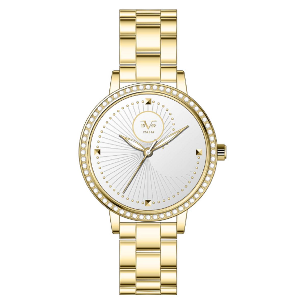 19V69 ITALIA - Reloj Mujer Dorado + 5 Complementos de Lujo Incluidos