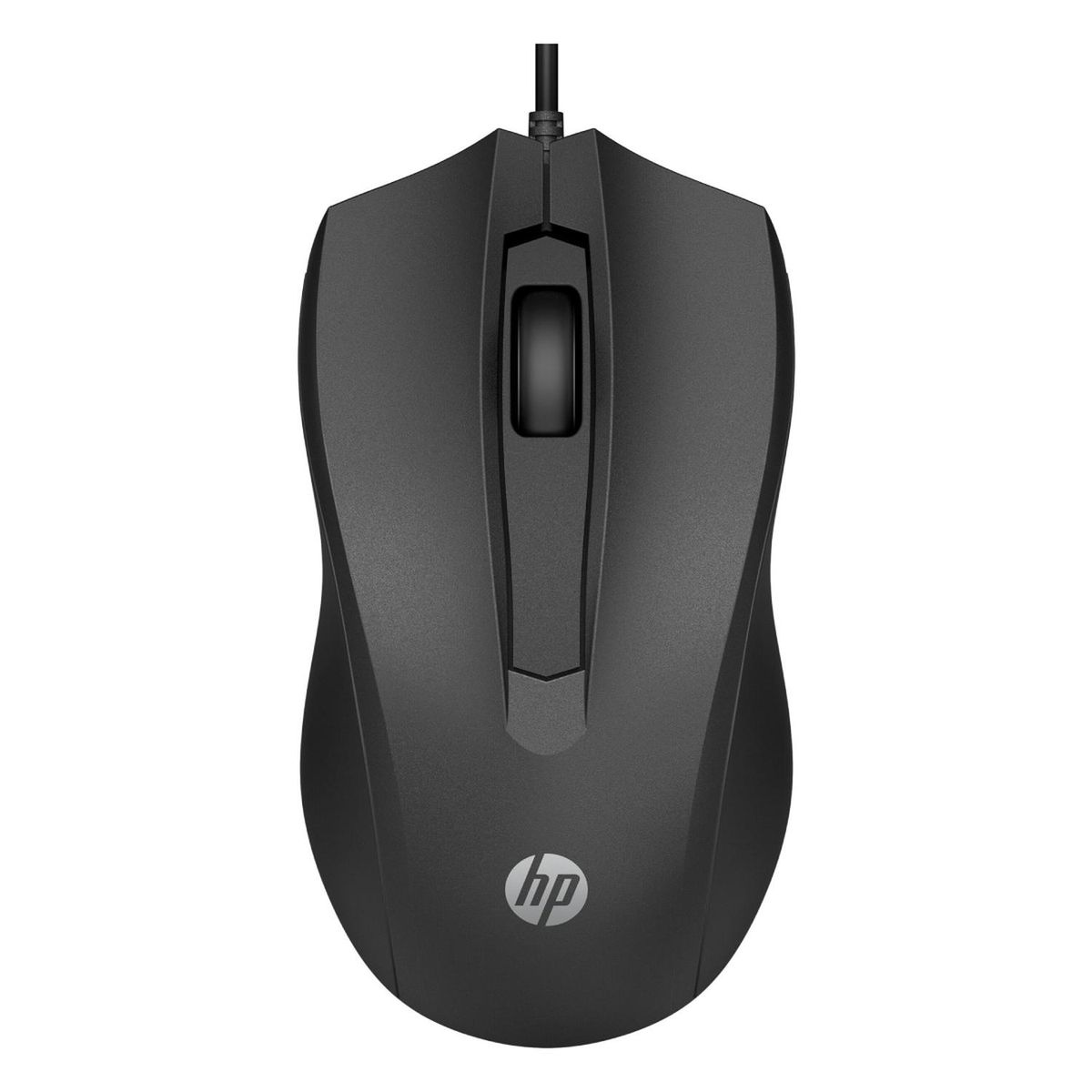 HP - HP 100 USB Mouse Black
