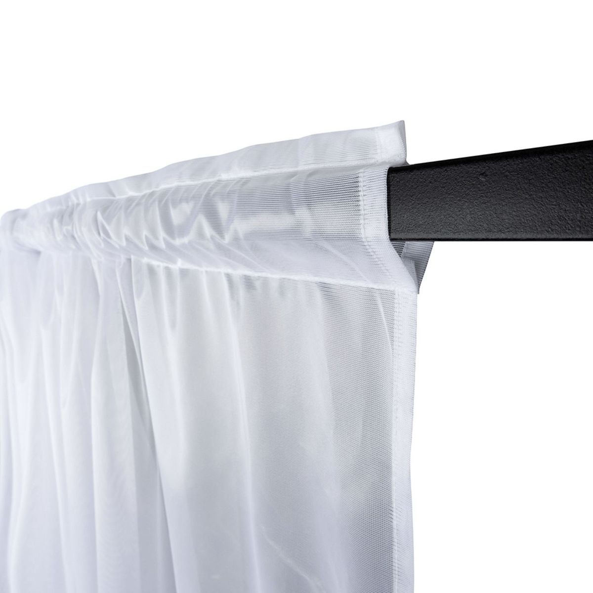 GENERICO - Cortina Blanca en Velo Muselina 3 mts x 2.10 mts Entero