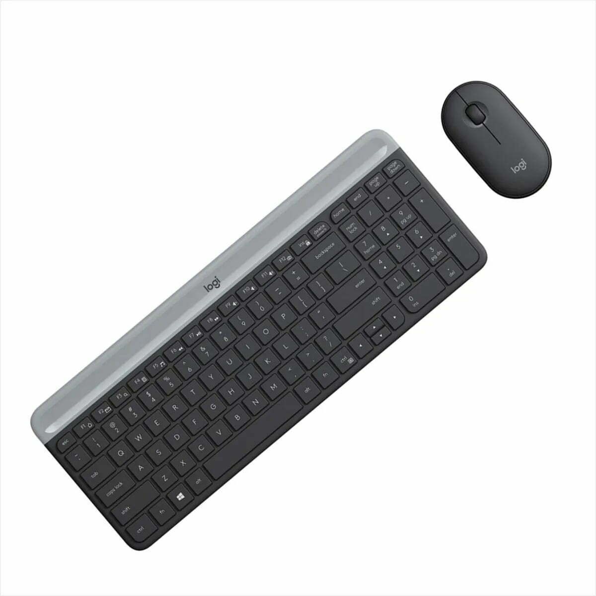 LOGITECH - Combo Inalámbrico Logitech Mk470 Slim Teclado Y Mouse negro 920-009266