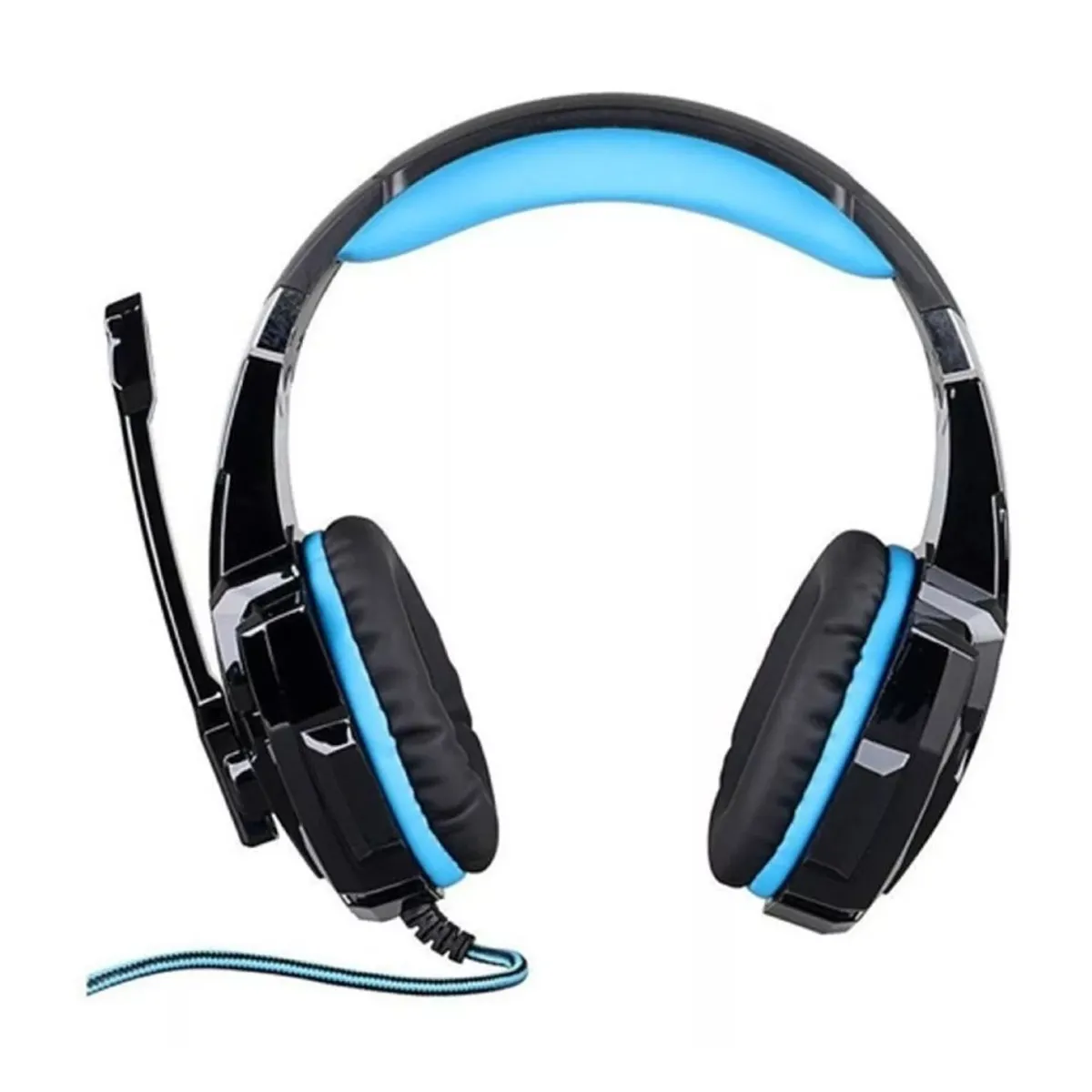 KOTION EACH - Audifono Diadema Gamer G9000 Con Adaptador Azul