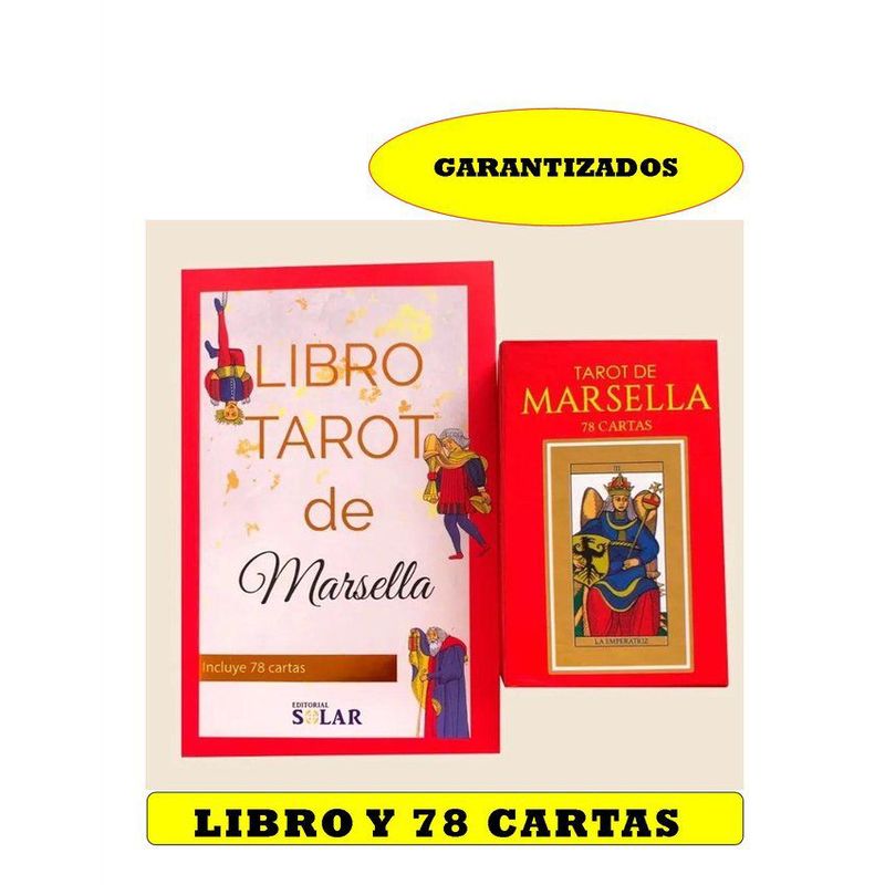 EDITORIAL SOLAR - Libro tarot de marsella + 78 cartas