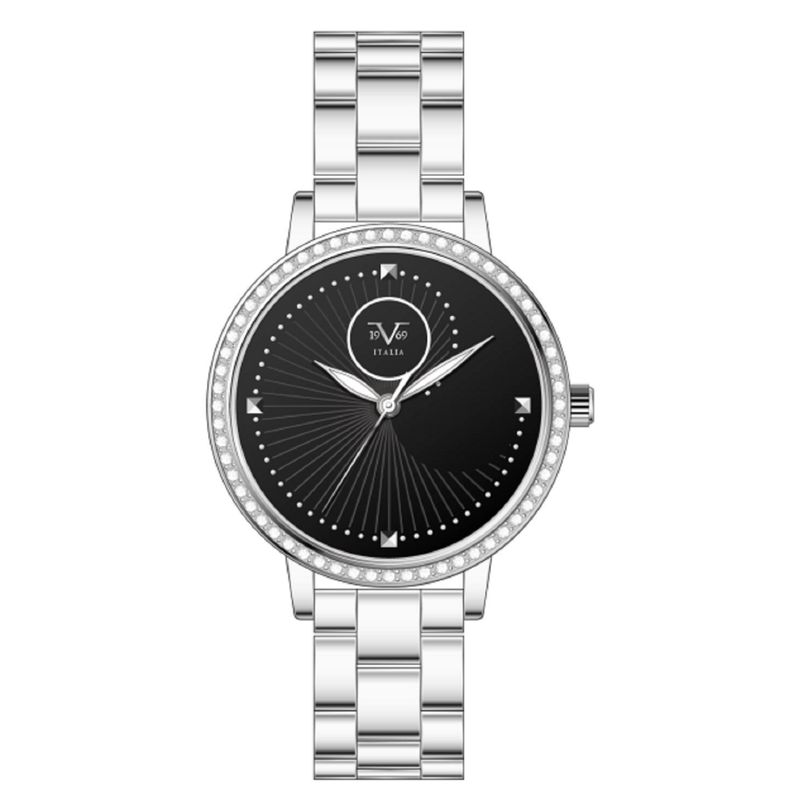 19V69 ITALIA - Reloj Mujer Plateado + 5 Complementos de Lujo Incluidos