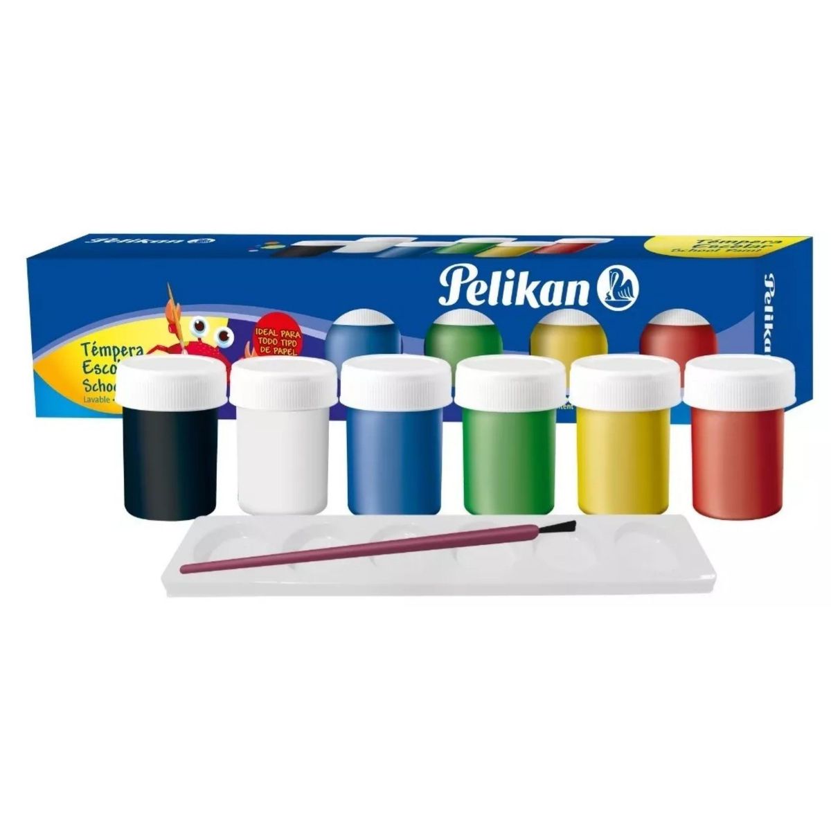 PELIKAN - Temperas Junior 25 Ml. X 6 Pelikan