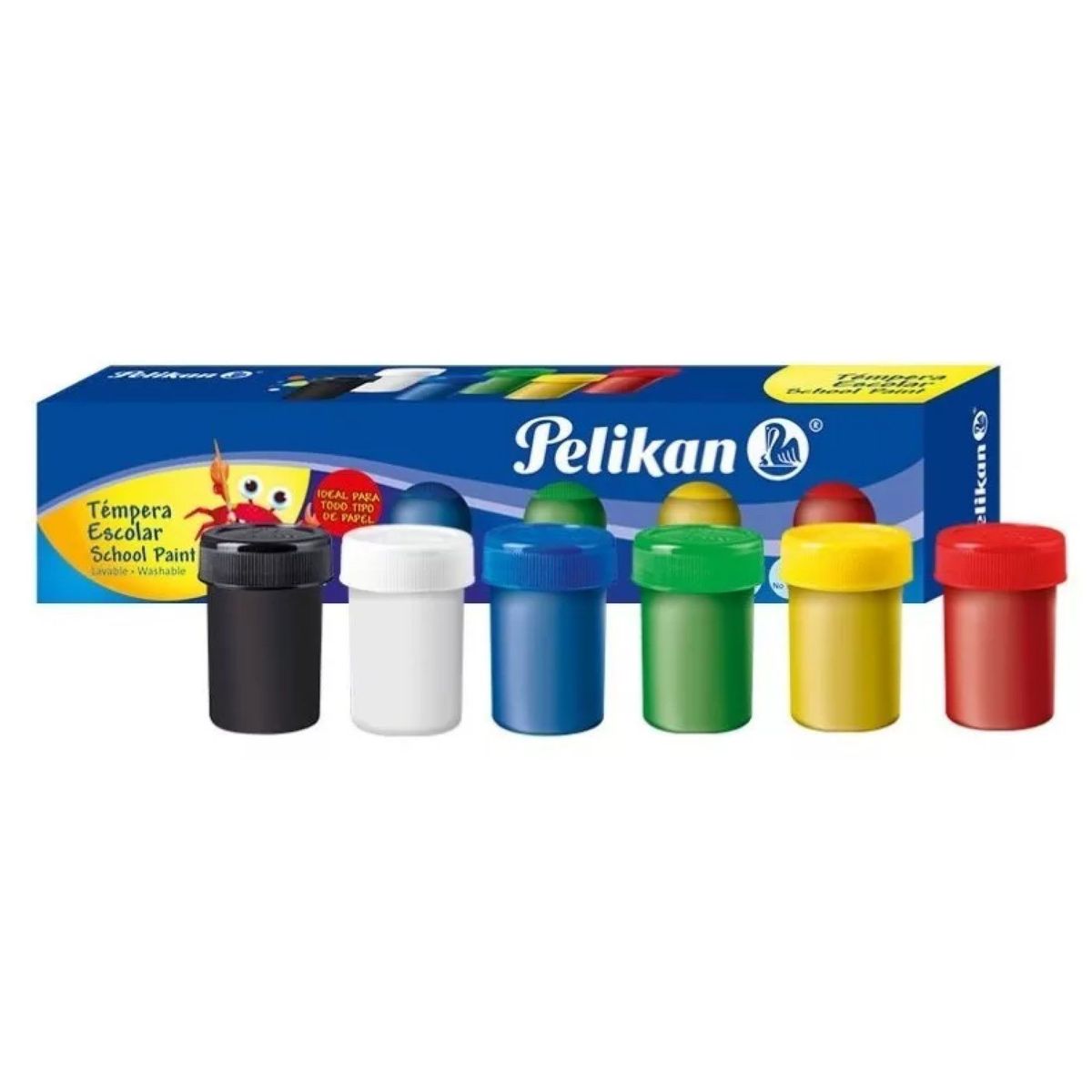 PELIKAN - Temperas Junior 20 Ml. X 6 Pelikan