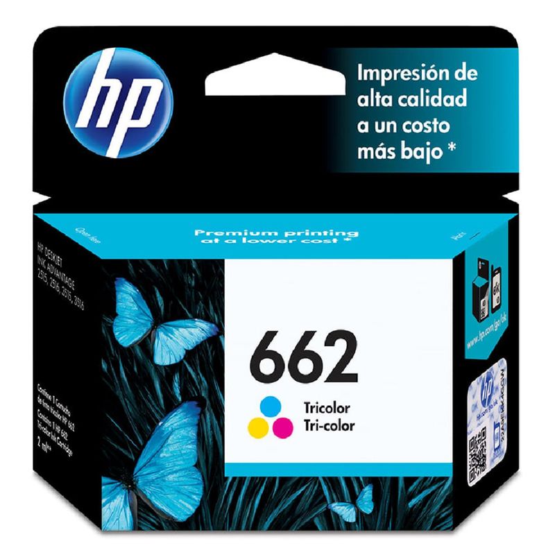 HP - Cartucho De Tinta Hp 662 Tricolor
