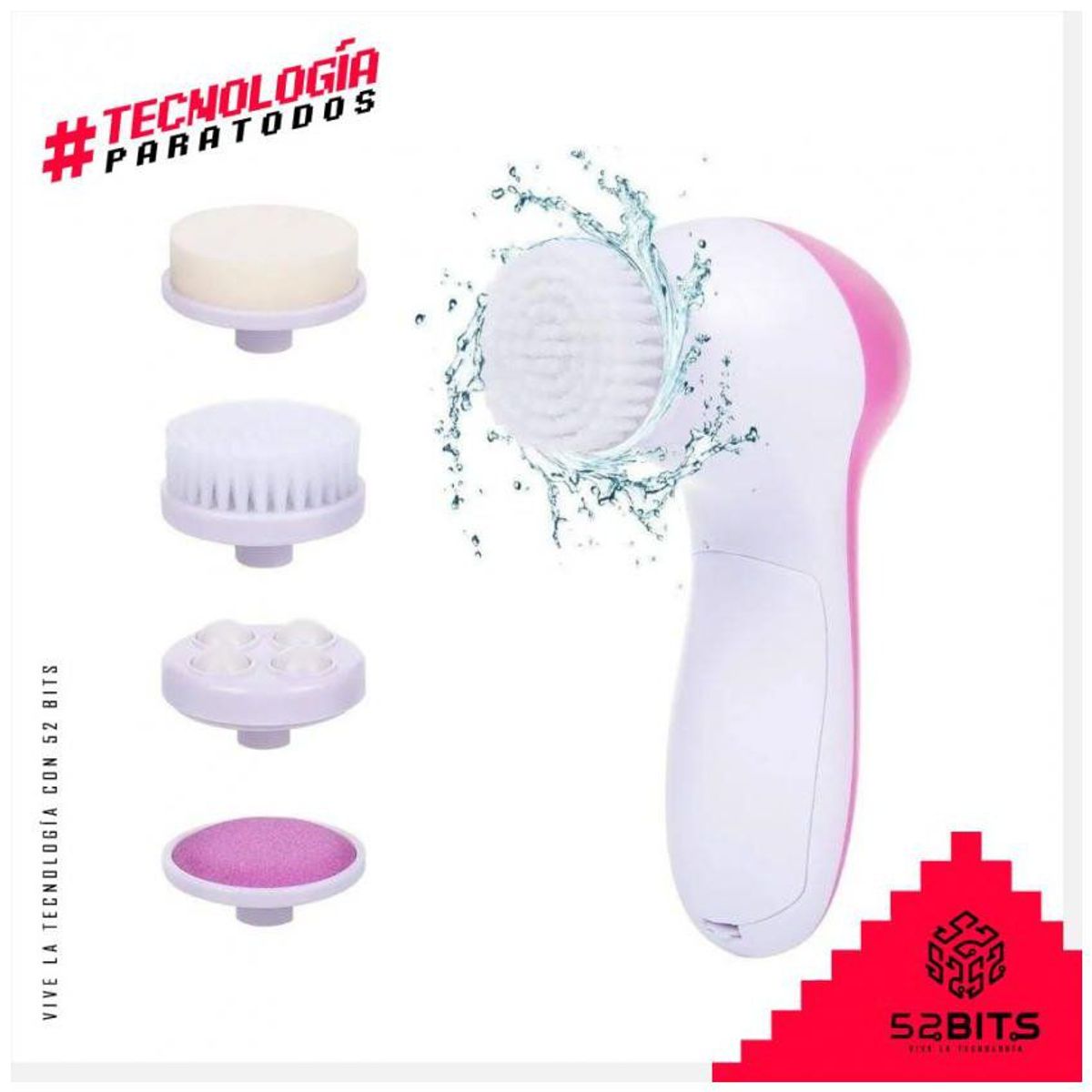ONE PIXEL - Mini Masajeador Eléctrico Facial 5 En 1 ONE PIXEL