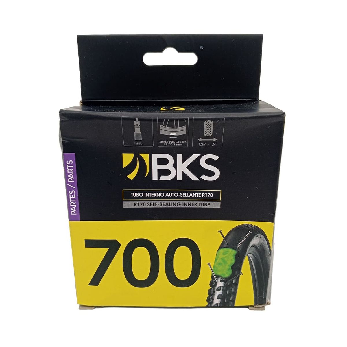 BKS - Neumáticos De Bicicleta Tubo Interno Auto Sellante Rin 29