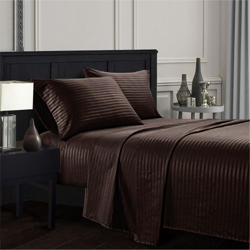 GENERICO - Juego De Sábanas Bella Home  King 200x200x40  Chocolate