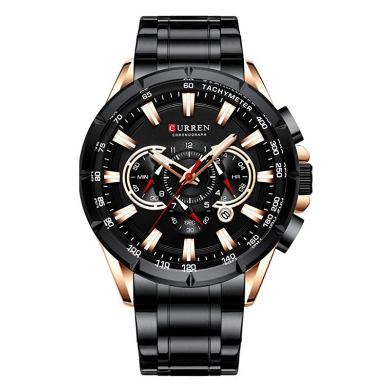 CURREN - Reloj De Lujo Para Hombre CURREN 8363 Deportivo Cronógrafo Funcional
