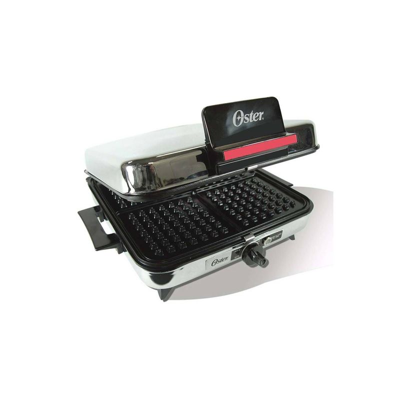 OSTER - Plancha Waflera Sanduchera Clásica 3 en 1