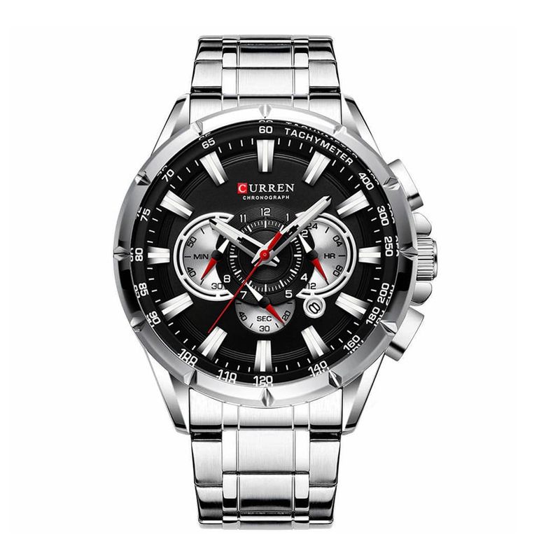 CURREN - Reloj De Lujo Para Hombre CURREN 8363 Deportivo Cronógrafo Funcional