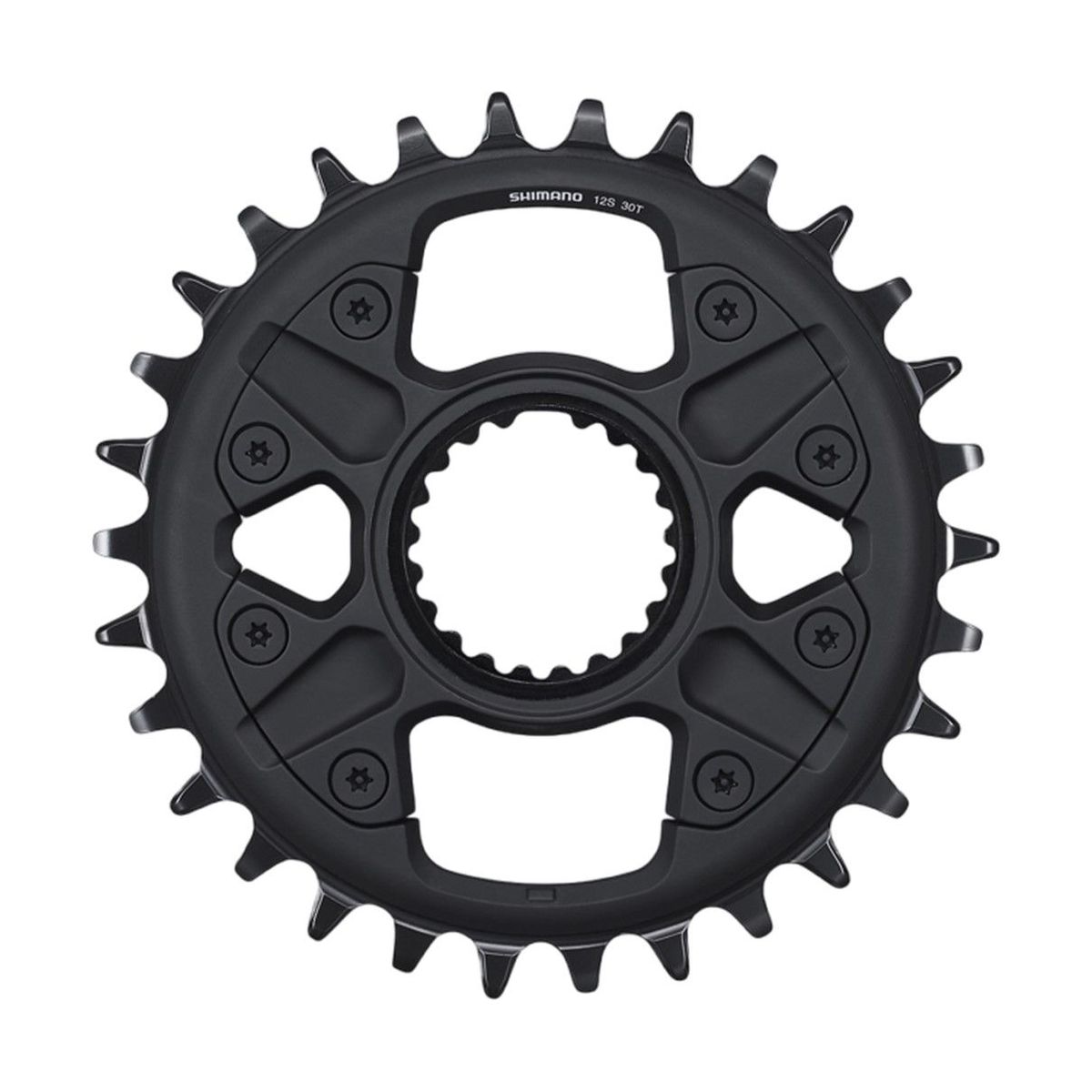 SHIMANO - Plato Coronilla 30 Shimano Deore M6100 12 Vel Monoplato Mtb