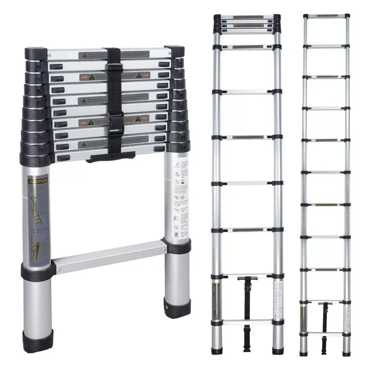 SUBE - Escalera telescopica plegable multifuncional altura ajustable-