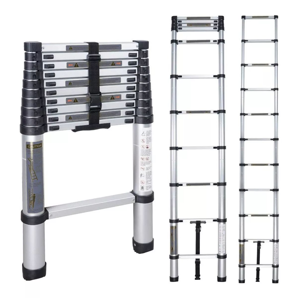 SUBE - Escalera telescopica plegable multifuncional altura ajustable-