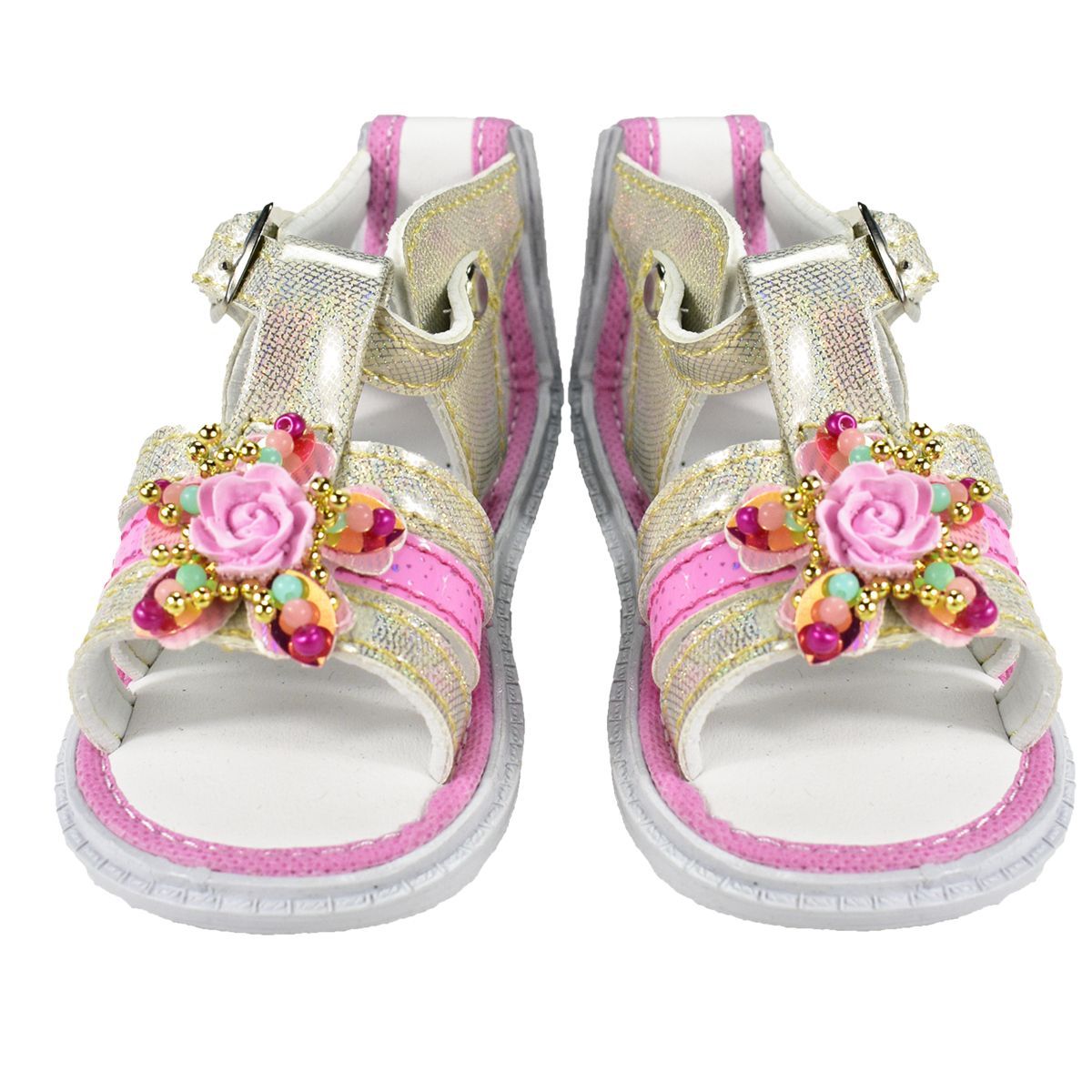 MUNDO BEBE - Sandalia No Tuerce Niña Moño Beige