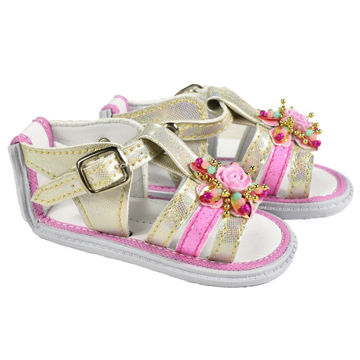 MUNDO BEBE - Sandalia No Tuerce Niña Moño Beige