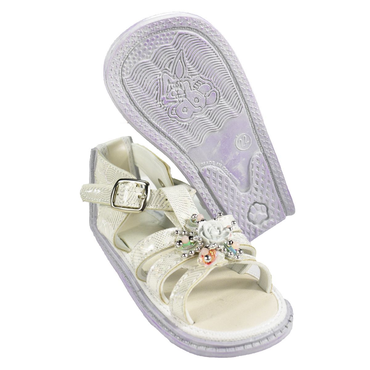 MUNDO BEBE - Sandalia No Tuerce Niña Moño Blanco