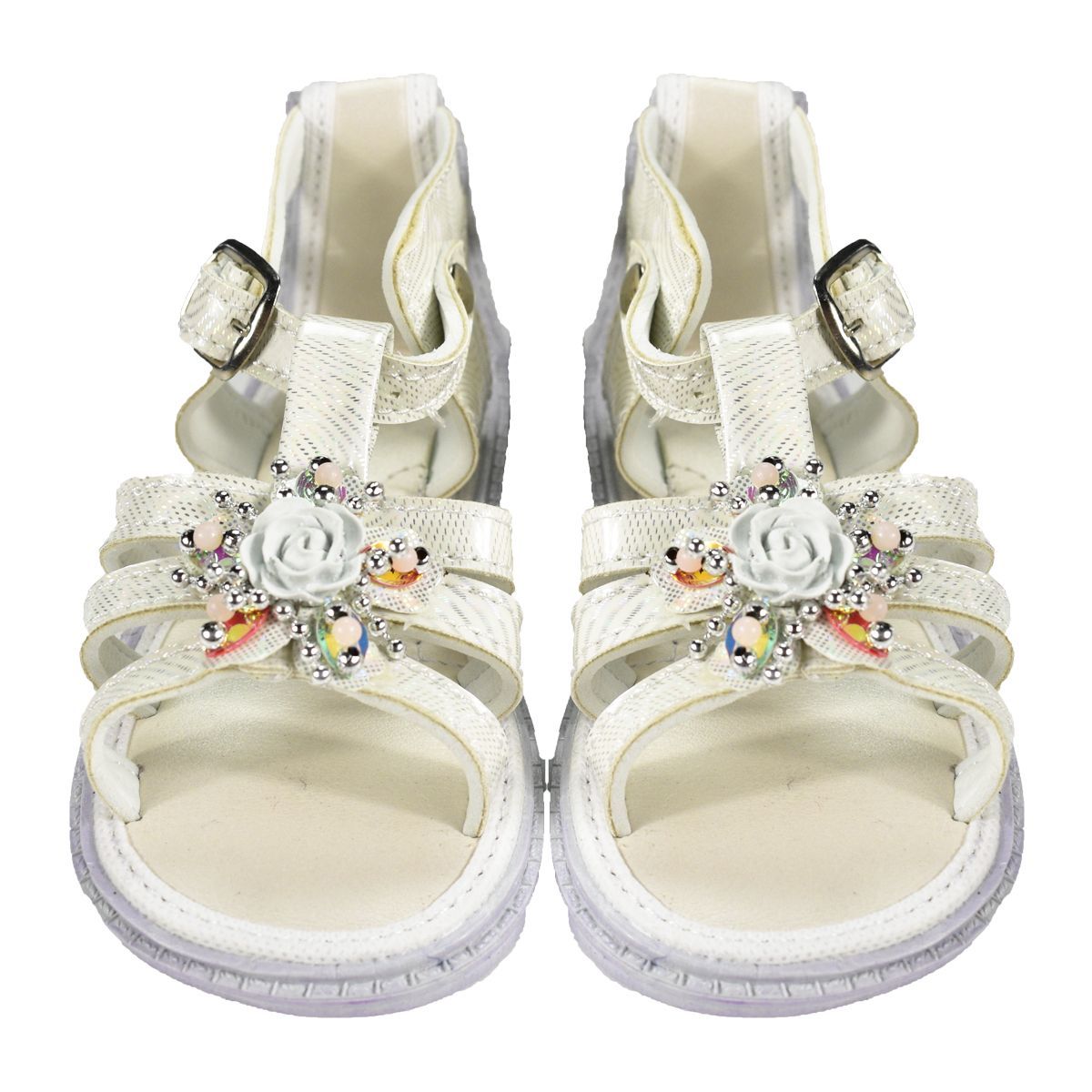 MUNDO BEBE - Sandalia No Tuerce Niña Moño Blanco