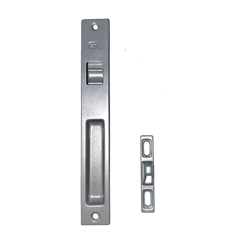 GENERICO - Cerradura Chapa Sencilla Natural para Ventana Con Tornillos