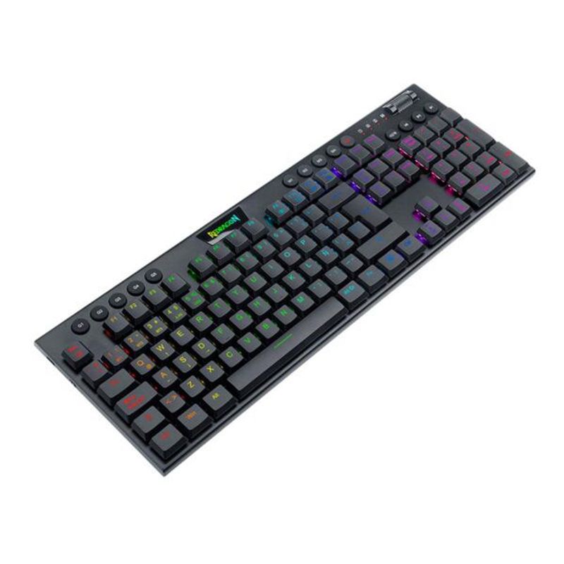 REDRAGON - Teclado K618 Rgb Negro bt Redragon Horus switch Rojo Español