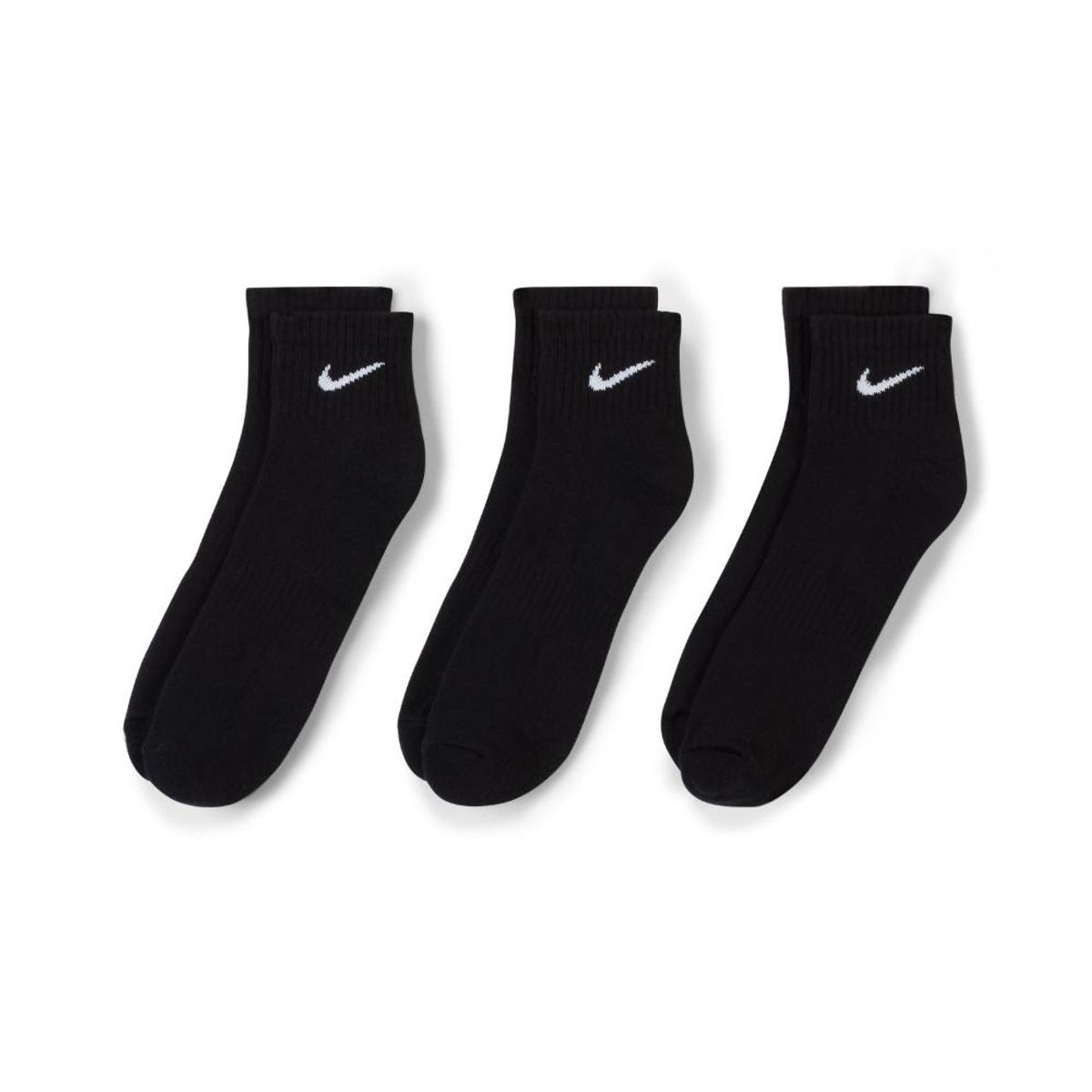 NIKE - Medias Nike Everyday Cush Ankle 3Pr-Negro