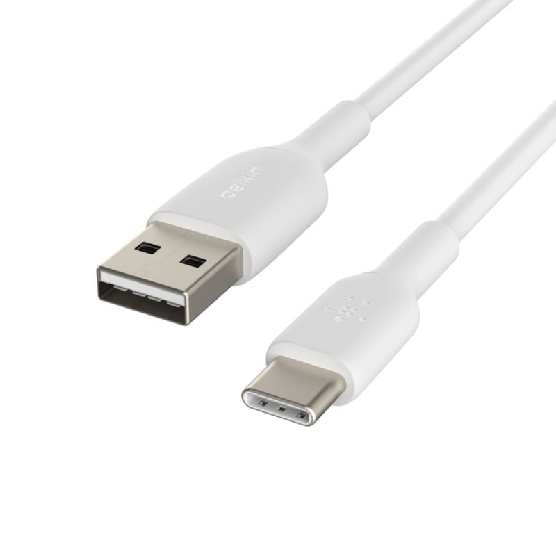 BELKIN - Cable Belkin USB a USB-C 1 metro Blanco CAB001BT1MWH