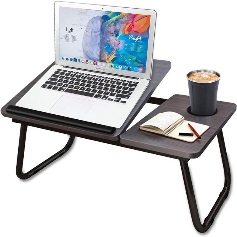 SUBE - Mesa para computador multifuncional de cama plegable ajustable cromado