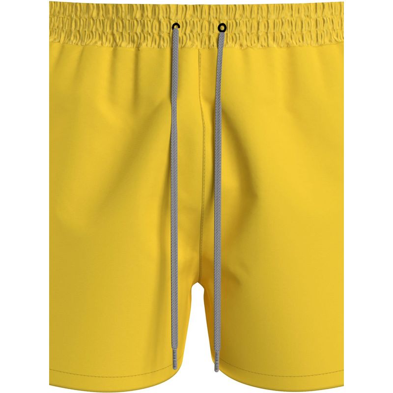 CALVIN KLEIN - Bermuda  De Baño Amarilla Corta Con Cordón Para Hombre Calvin Klein
